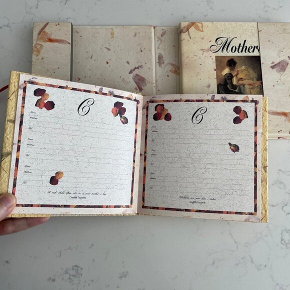 A Gift for Mother 6.5" x 6.5" Book of Poetry & Prose + Address Book Cream Sz OS - Picture 7 of 12